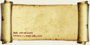 Jasmina Ćipranić vizit kartica